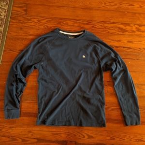 Abercrombie & Fitch Navy Long Sleeve Shirt